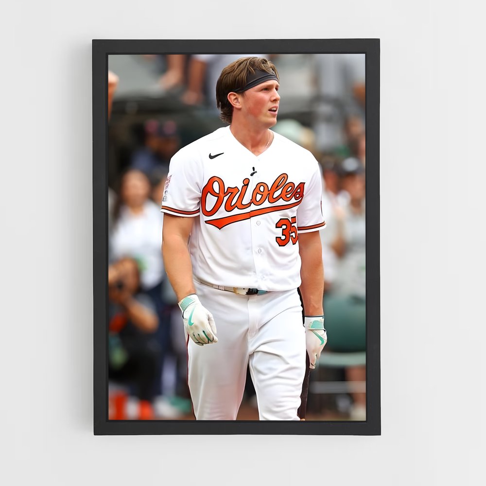 Poster Adley en Action – affiche Baseball (vue 2)